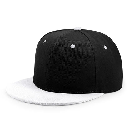 Partihandel 40 färger Justerbara platta snapback-kepsar med skärm Dam Mode Polyester Enfärgad basebollkeps Herr Hiphop Blank sportkeps