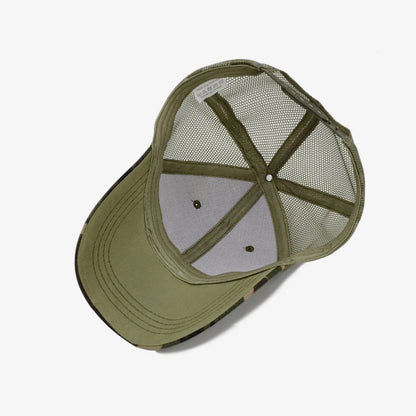 COKK Maskovací baseballová čepice pro muže, letní čepice typu snapback pro ženy, prodyšná sportovní síťovaná čepice, sluneční čepice, sluneční clona, golfová čepice, nastavitelná, pro dospělé