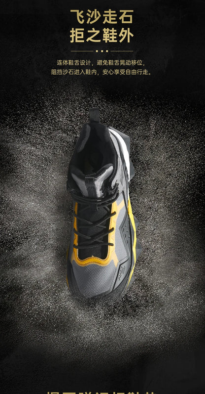 Rax Men  Waterproof Hiking Shoes Breathable Hiking Boots Outdoor Trekking Boots Sports Sneakers Tactical Shoes