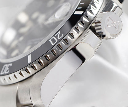 Cronos New 40mm Diver Men's Watches Luxury Miyota9015 Automatic Mechanical Watch Sapphire Crystal Waterproof 200m Adjustable Clasp L6045