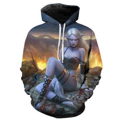 2021 Spring Autumn 3D Printed Hoodies World of Warcraft Tauren Sweatshirts Men Women Children Cool Boy Girl Kids Pullover Hoodie