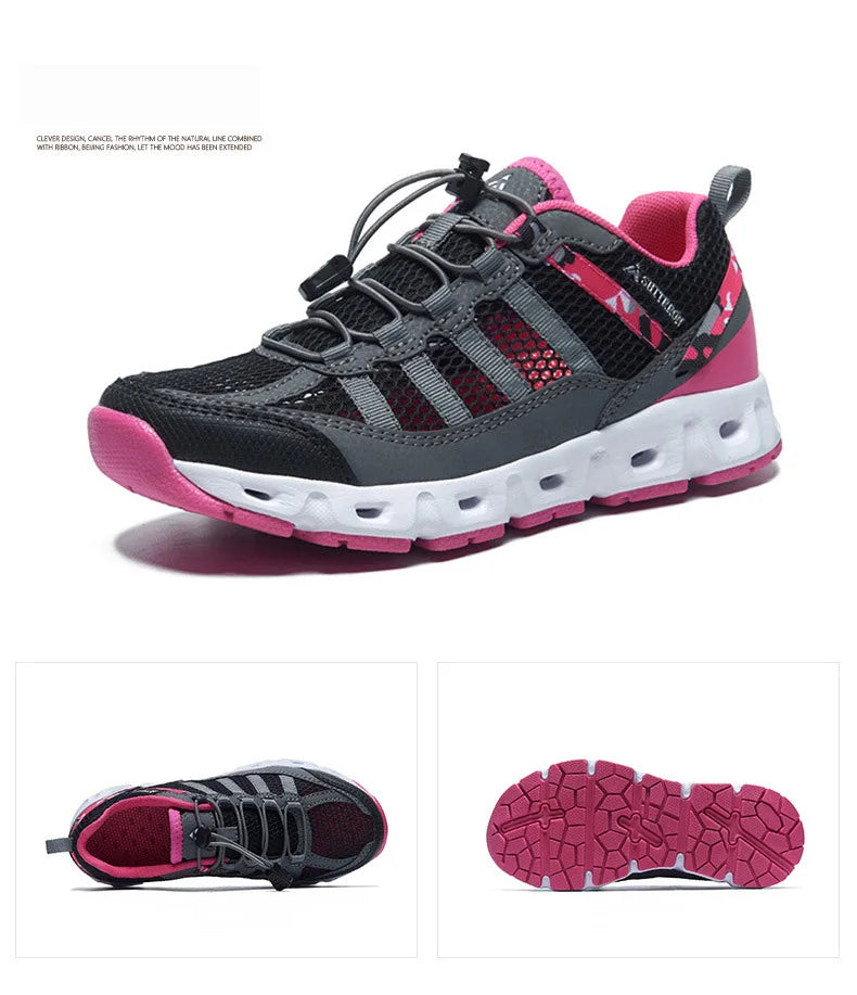 TaoBo 2024 Big Size 46 Men Upstream Quick Drying Sports Footwear Woman Aqua Shoes Quick Lace-Up Climbing Trekking Sneakers