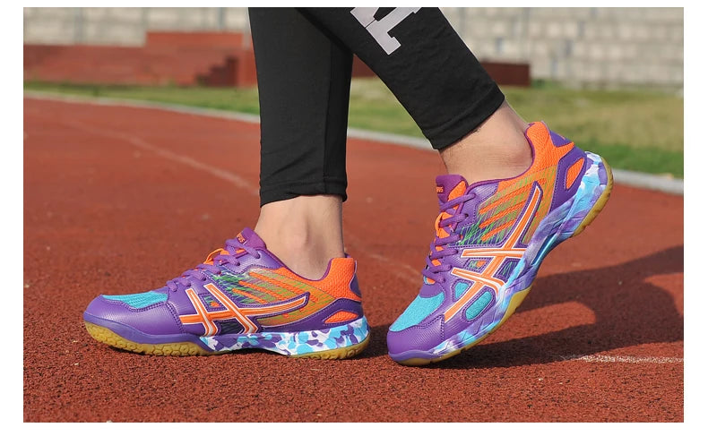 2022 New Women Sneakers Men Badminton Shoes Light Black Breathable Female Outdoor Sports Training Women Athletics Sports Green