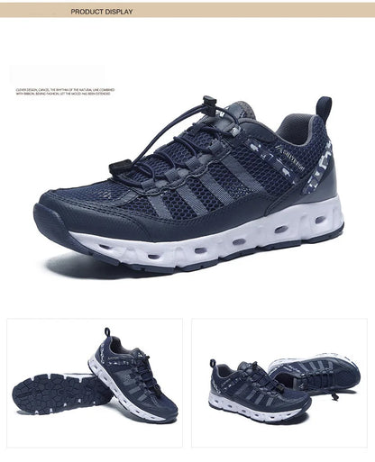 TaoBo 2024 Big Size 46 Men Upstream Quick Drying Sports Footwear Woman Aqua Shoes Quick Lace-Up Climbing Trekking Sneakers