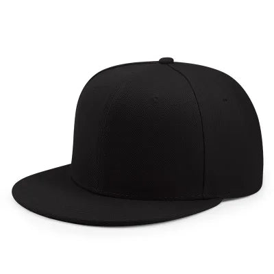 Partihandel 40 färger Justerbara platta snapback-kepsar med skärm Dam Mode Polyester Enfärgad basebollkeps Herr Hiphop Blank sportkeps