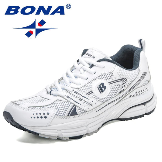 Zapatillas deportivas BONA para hombre de nuevos diseñadores, tendencia, transpirables, para caminar, correr y hacer deporte, calzado suave masculino