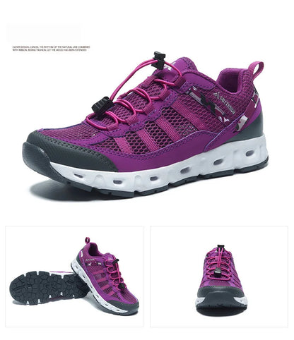 TaoBo 2024 Big Size 46 Men Upstream Quick Drying Sports Footwear Woman Aqua Shoes Quick Lace-Up Climbing Trekking Sneakers