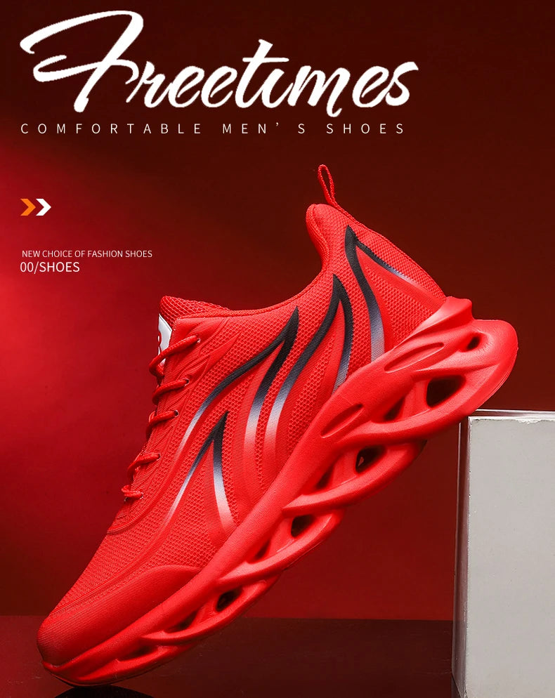 Social Shoe Male Mesh Breathable Comfortable Running Walking Shoes Outdoor Men's Sports Shoes Zapatos Hombre 2025 Best-selling