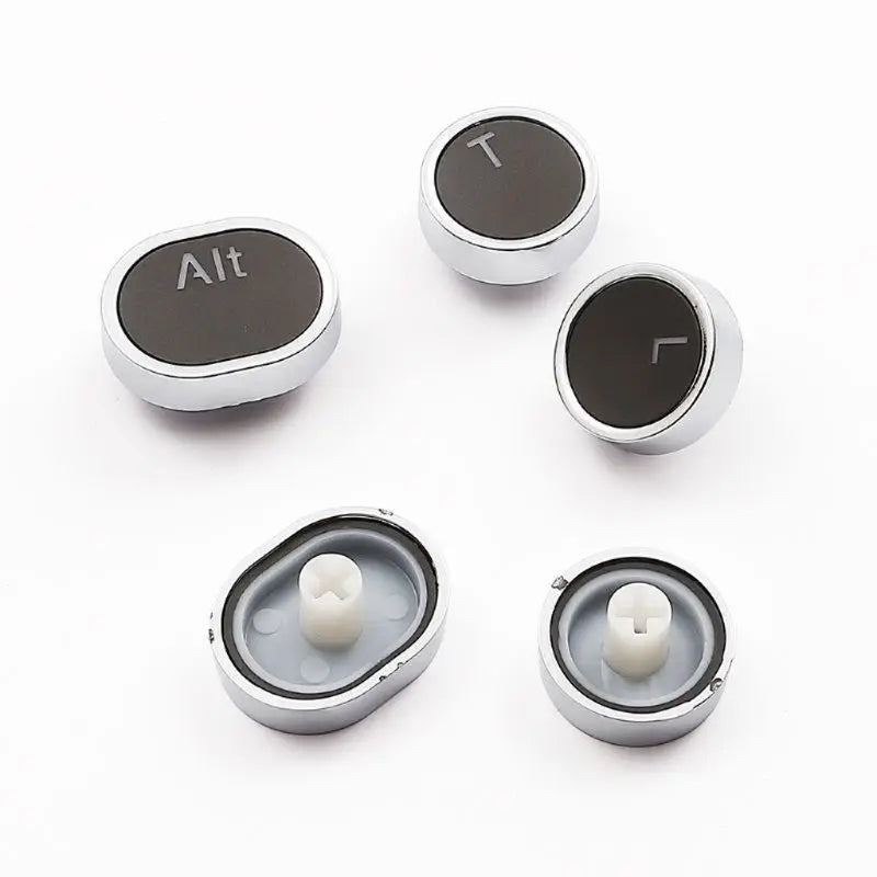 104 Keys Retro Round Keycaps Double Shot DIY Typewriter Keycap for Backlit Mechanical Keyboard Circular