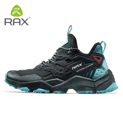 Chaussures de course RAX pour hommes et femmes – Chaussures de sport d'extérieur – Baskets légères et respirantes – Tige en maille aérée – Semelle extérieure antidérapante en caoutchouc naturel