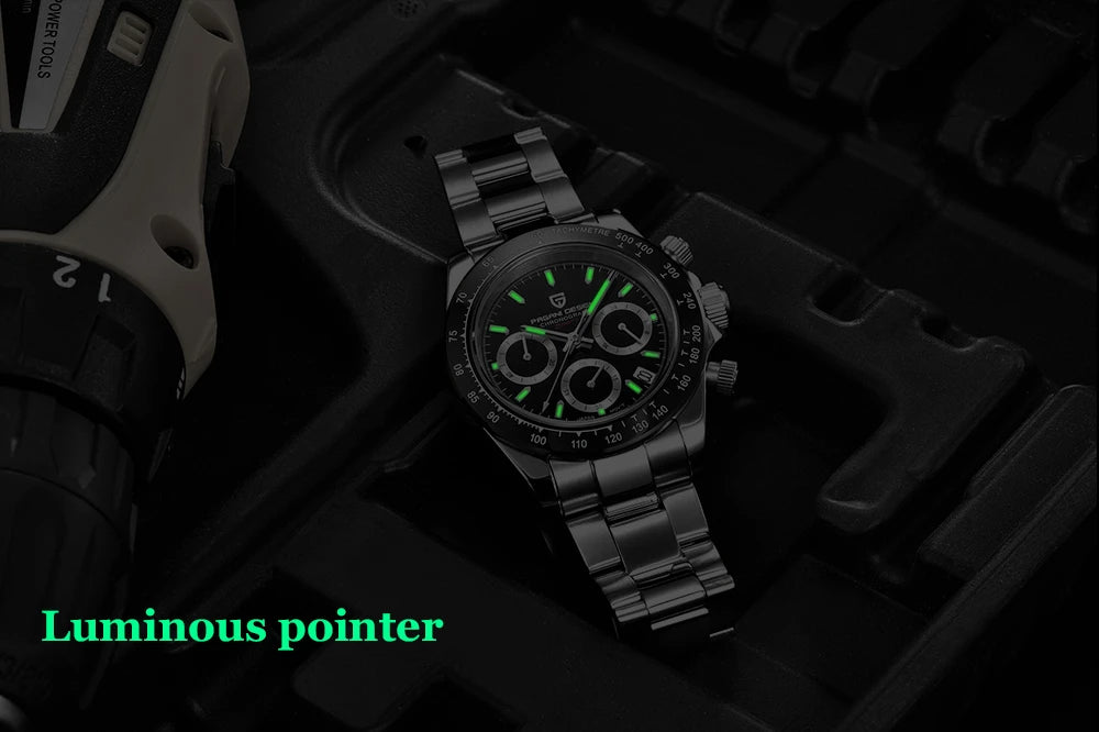 2026 New PAGANI DESIGN Mens Quartz Watches Top Brand Luxury Business Watch For Men Stainless Steel Waterproof Chronograph Clock