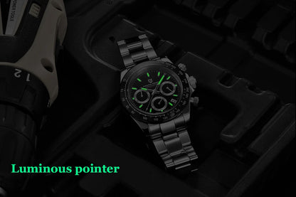 2026 New PAGANI DESIGN Mens Quartz Watches Top Brand Luxury Business Watch For Men Stainless Steel Waterproof Chronograph Clock