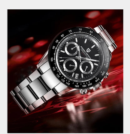 PAGANI DESIGN 2026 New Sport Chronograph Top Brand Luxury Quartz Watch For Men Sapphire crystal  Automatic Date Wrist watch Men