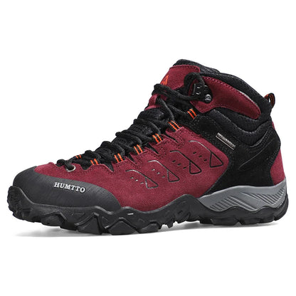 HUMTTO Nové turistické boty Pánské voděodolné outdoorové tenisky pro muže Kožené dámské boty na chůzi, lezení a trekking Sportovní pánské boty Dámské boty