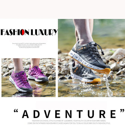 TaoBo 2024 Big Size 46 Men Upstream Quick Drying Sports Footwear Woman Aqua Shoes Quick Lace-Up Climbing Trekking Sneakers