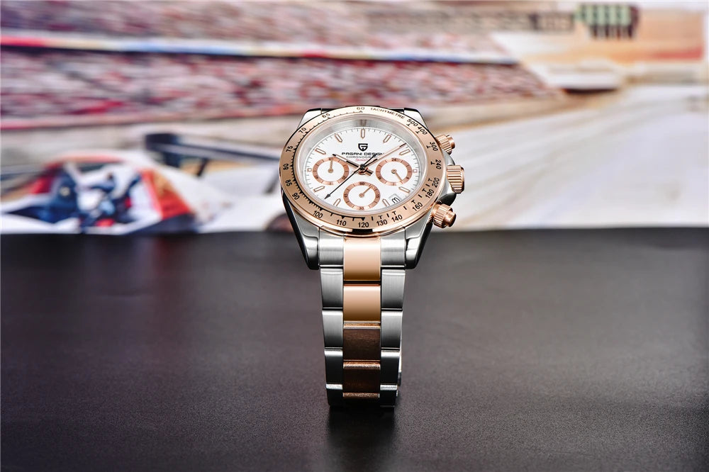 2026 New PAGANI DESIGN Mens Quartz Watches Top Brand Luxury Business Watch For Men Stainless Steel Waterproof Chronograph Clock