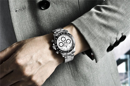 2026 New PAGANI DESIGN Mens Quartz Watches Top Brand Luxury Business Watch For Men Stainless Steel Waterproof Chronograph Clock
