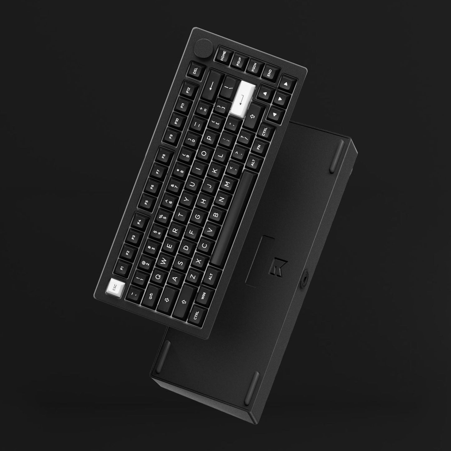 Akko MonsGeek M1 V5 Three-mode Mechanical Keyboard/Barebone Kit VIA 75% 3/5 Pin Customized Hot Swap RGB Rapid Disassemble Gasket