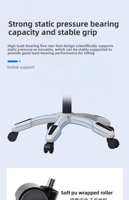 Luxury Ergonomic Office Chair Recliner Gaming Chair with Armrests, High Back Swivel Office Chair, Comfortable Home Office Furniture with Adjustable Height