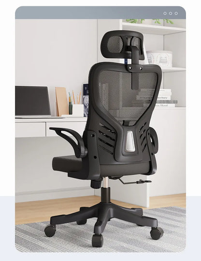 Computer-Bürostuhl – ergonomisch, für Büro, langes Sitzen, Lernen, Mahjong, Konferenz und Wohnheim
