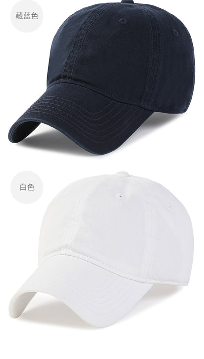 Men Women Oversize XXL 100% Cotton Baseball Cap,Large Baseball Hat for Big Heads 56-63cm(23.5"-25.5"),Adjustable Plain Dad Cap