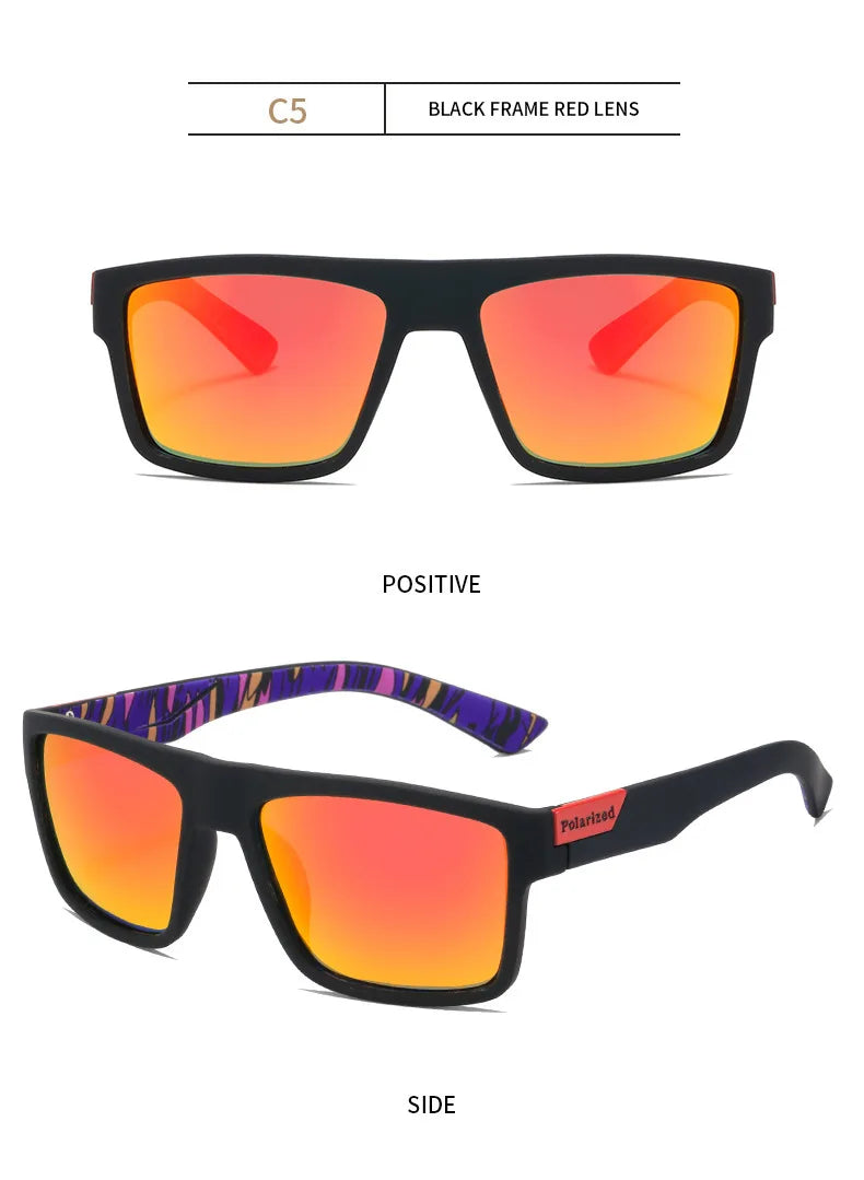 2022 Luxury Polarized Sunglasses Men Women Fashion Square Male Sun Glasses Vintage Driving Fishing Eyeglasses Sport Shades UV400