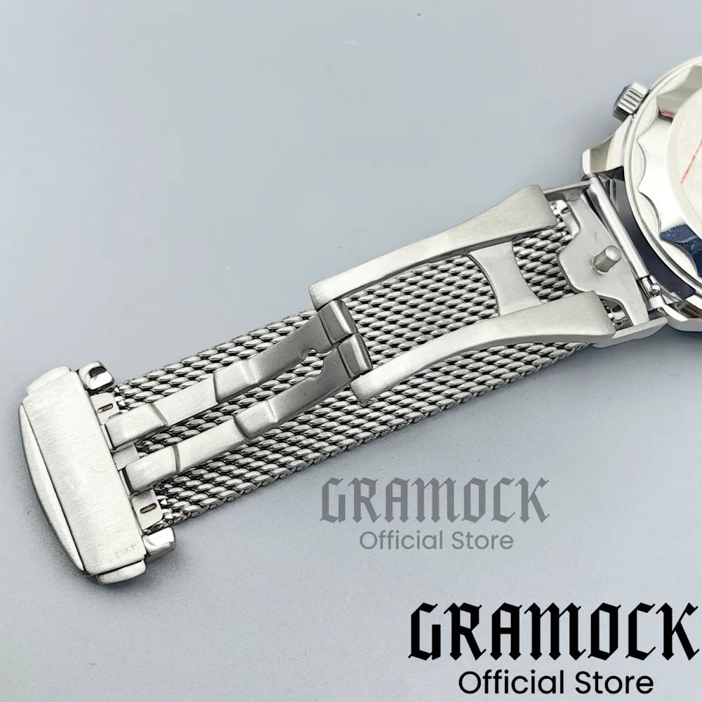 Gramock New 007 NTTD Wristwatch 41mm Men Mechanical Watch Automatic Watch Domed Sapphire Glass Luminous Diving Steel NH35/PT5000