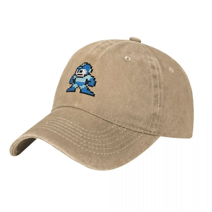 Megaman 8-bitová bejzbalová čiapka, nová, roztomilá, vintage, luxusná čiapka pre mužov a ženy