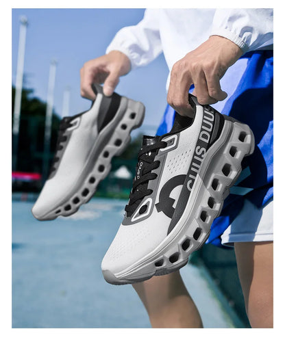 Herren-Laufschuhe Offroad-Schuhe Dämpfende Jogging-Schuhe Rutschfeste atmungsaktive Mesh-Luxusschuhe Outdoor-Paar-Trainer Renn-Sneaker