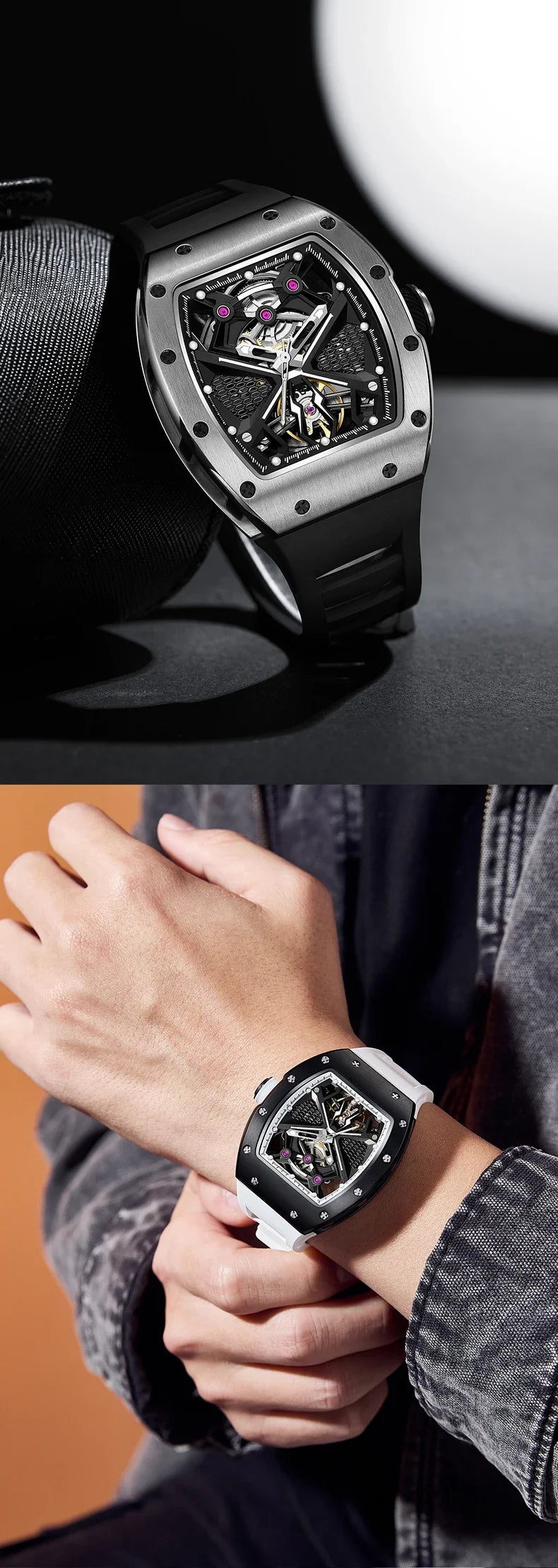 TAKE THE CHANCE Model 5 Automatic Movement RMI White Label High-end wristwatch Collector Gift for Watch Lover Gift