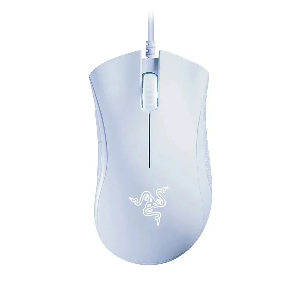 Oryginalna przewodowa mysz gamingowa Razer z sensorem optycznym 6400 DPI do laptopa, optyczna mysz Light Speed