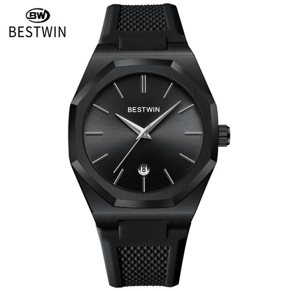 Luxury Quartz Wristwatch Silicone Strap reloj hombre Sport Watch for Man Fashion Date Original Waterproof Clock