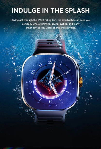 M99 Smartwatch 5G With 2.4inch Amoled Screen 900W Rotating Camera WIFI GPS Position Compass NFC Bluetooth Smart Watch Men Women