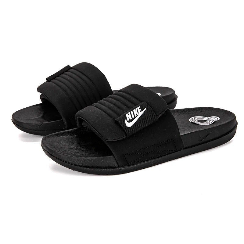 Nike tofflor för män Nike 0Ffc0Urt Adjust Slide Andningsbara Lätta Utomhus-sandaler Badrums- och strandskor Dq9624-001