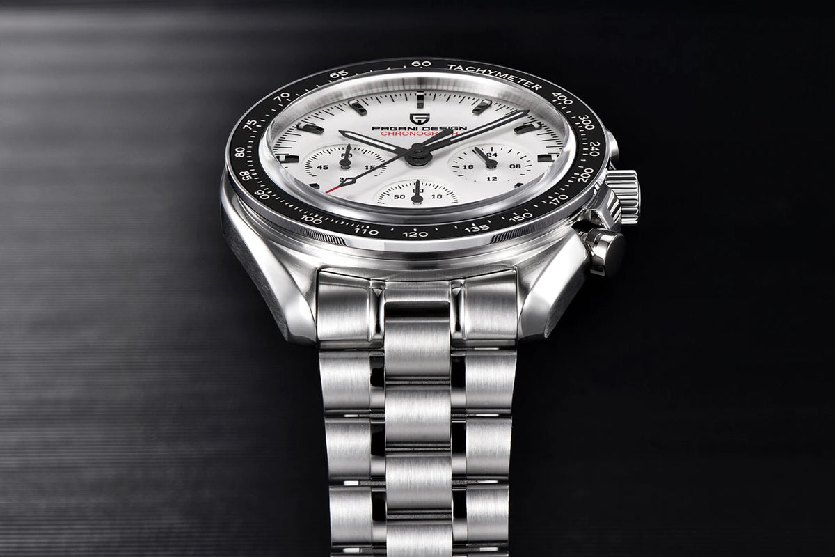 PAGANI DESIGN 2026 New Mens Watches Panda Moon Watch Luxury Quartz Watch For Men Automatic Date Sport Chronograph Wristwatch Men