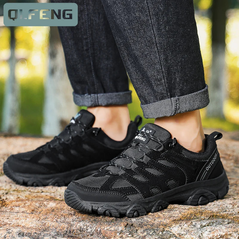 Men Women Outdoor Sports Hiking Shoes Fashion Trekking Sneakers Comfort Footwear All Season Jogging Shoes for Men Breathable Shoes