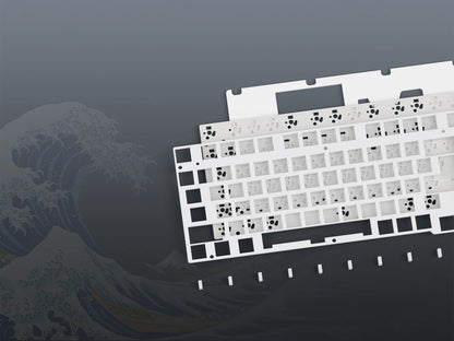 Tastiera gamer Womier S-K80 con display OLED a colori, tastiera meccanica gaming hot-swap con struttura gasket mount, RGB personalizzabile