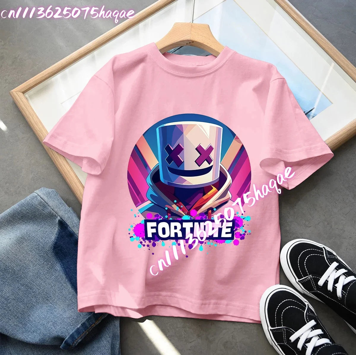 Fortnites Series Summer Child Clothing Hot Game Boys Girls T-Shirt Cartoon Print Kids Short Sleeve Tops Funny Birthday Gifts