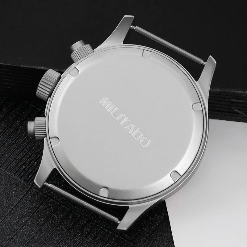 Militado VK61 VK67 Quarz-Chronographenuhr 39mm 316L-Edelstahlgehäuse 3 Zifferblätter wasserdicht 100M Multifunktions-Militäruhr