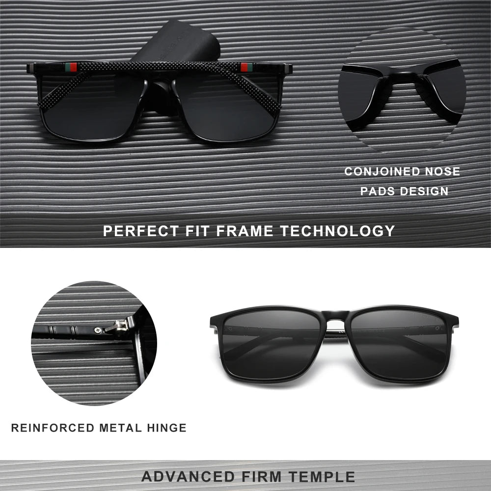 KINGSEVEN Brand Polarized Sunglasses For Men UV400 Protect Eyes Glasses For Holiday Light Weight Fishing Driving Glasses