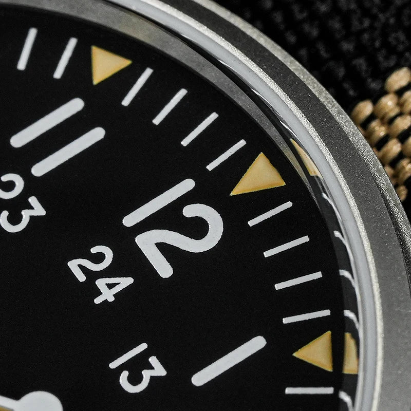 Militado ML07 Quartz Watch VH31 Movement Sapphire Crystal Military Watch 100m Waterproof High Clear AR Coating Luminous Watch