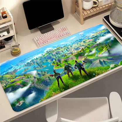 Gaming-Mauspad F-Fortnite Anime-Mousepad Deskmat Computer-Zubehör HD-Schreibtischmatte Gamer-Mauspad Büro PC-Desktop