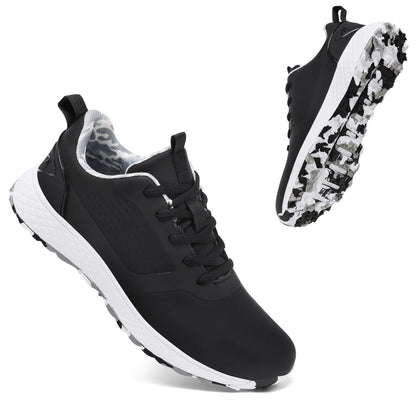 LiXingMing Damen-Golfschuhe in Pink, professionelle Golfer-Sportsneaker für Herren, rutschfeste spikelose Golf-Turf- und Walking-Schuhe