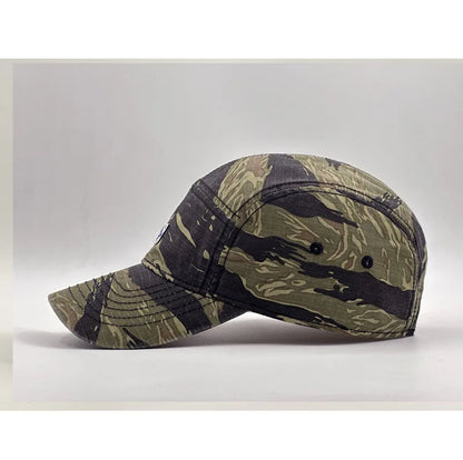Baseballkappe im Workwear-Stil mit Camouflage-Muster und kurzer Krempe für Damen und Herren, trendige Unisex-Outdoor-Sonnenkappe