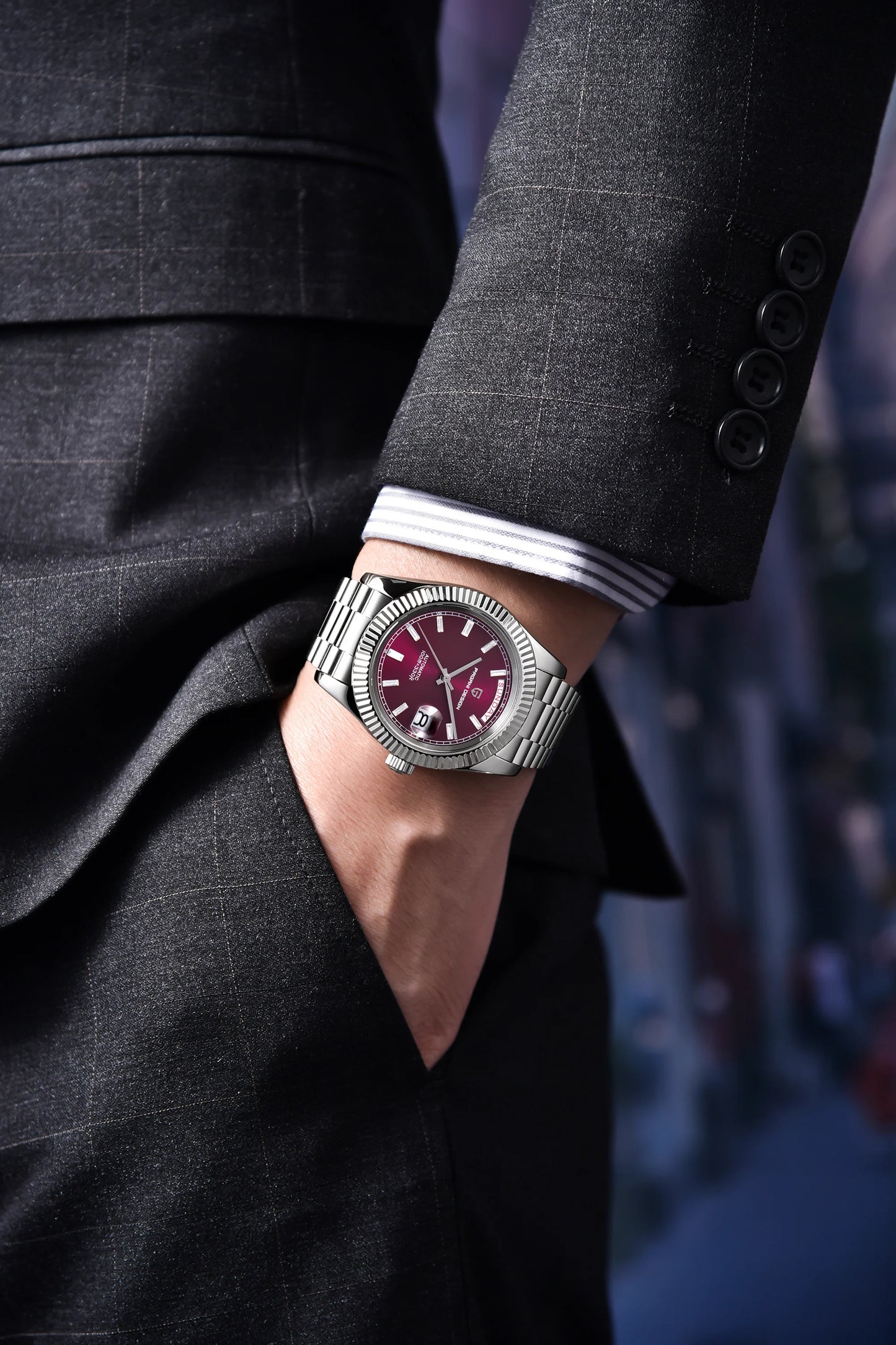 PAGANI DESIGN Men's Watches DD40 Gold White Luxury Automatic Watch Men Japan Movt Date Week Mechanical Watches For Men 2026 New