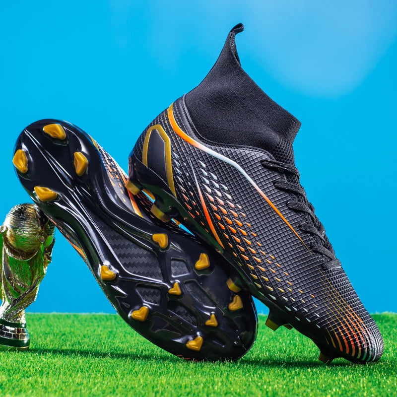 Men's Football Boots Professional Turf Futsal Match Grass Unisex Outdoor Training Soccer Shoes Soccer Cleats Non-slip Breathable
