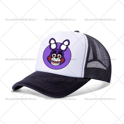 Five Nights At Freddys Baseball Cap for Kid Adult Caps FNAFS Anime Figure Peaked Hat Cotton Summer Hats Fashion Accessories Gift