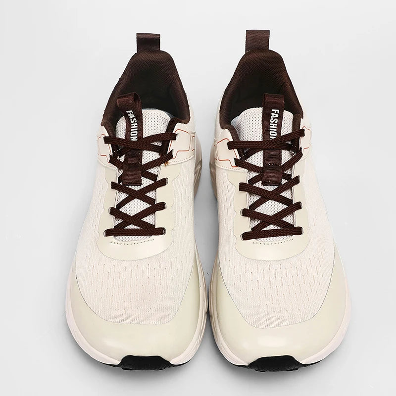 Wide Toe Box Sneakers Platform Soles Fashion Casual Sports Shoes Men Running Walking