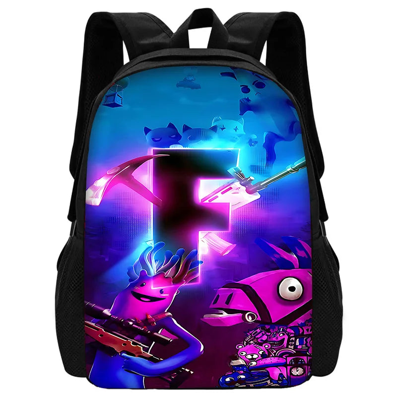 Hot Game Design Fortnite Kid Backpacks Boys and Girls Student Birthday Gift Child School Bags Unisex Camping Durable Rucksack