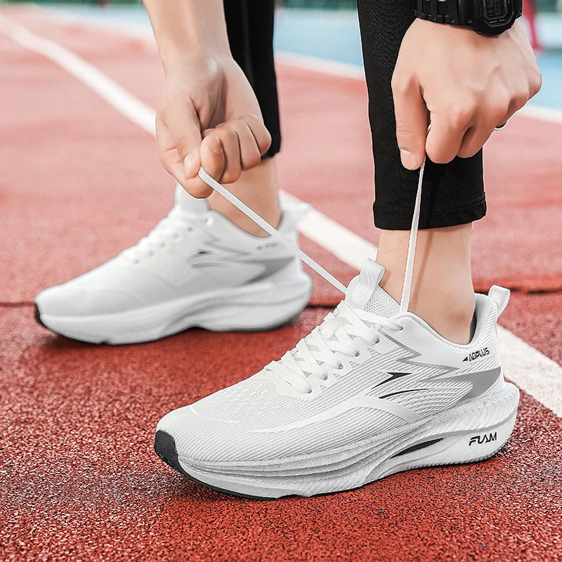 Unisex Sports Shoes Carbon Plate Walking Running Sneakers Shock-Absorbing Marathon Racing Athletics Training for Men's&Women